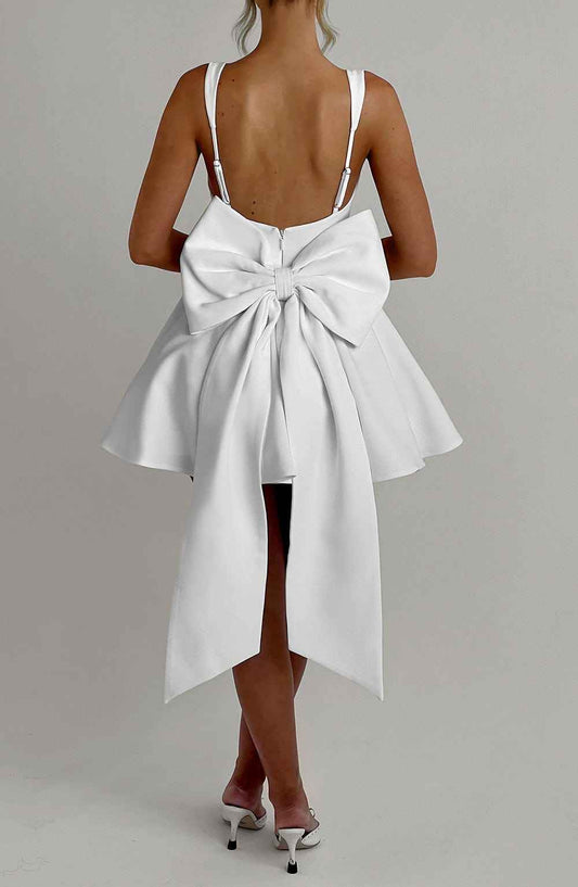 Rue Mini Dress in Ivory