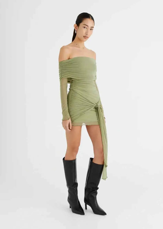 Yasmin off Shoulder Mini Dress