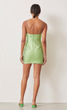 Apple Mini Dress- Lime
