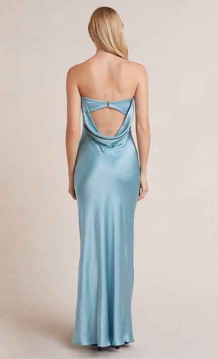 Moon Dance Strapless Dress in Sea Spray