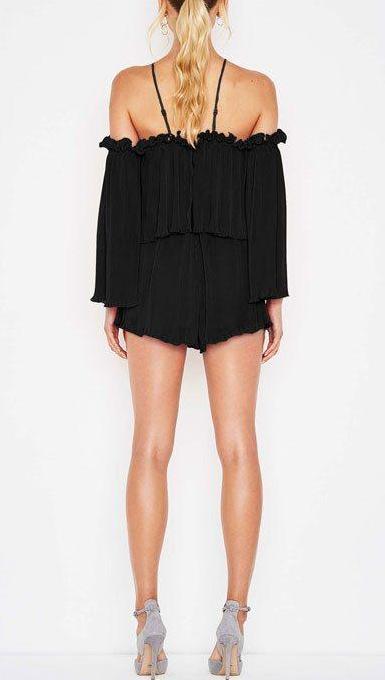 Locomotion Playsuit in Black