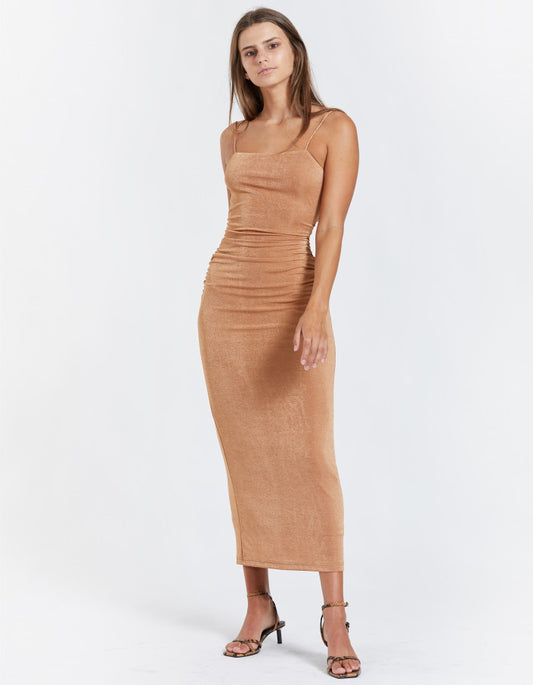 Neptune Dress in Sand