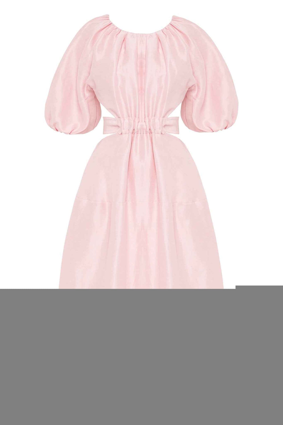 Mimosa Cut Out Midi Dress in Hanami
