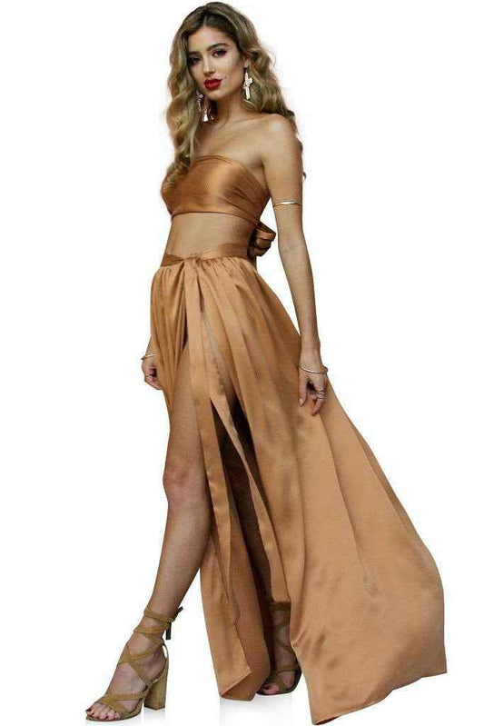 Sueded Silk Fox wrap two piece