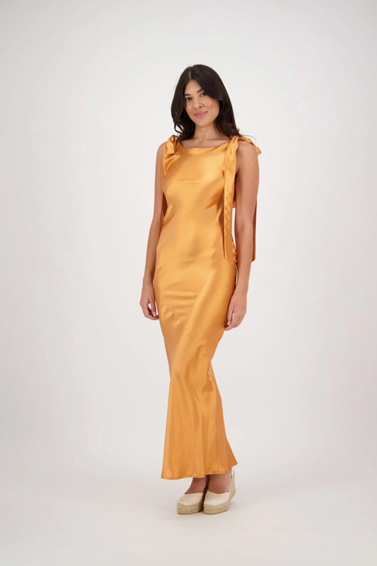 Wilmer Dress in Apricot