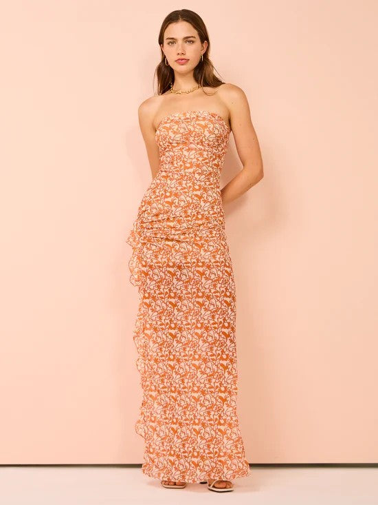 Firefly Strapless Dress Fiesta Floral