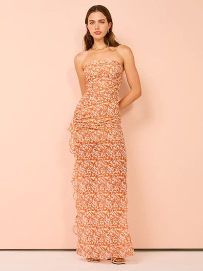 Firefly Strapless Dress Fiesta Floral