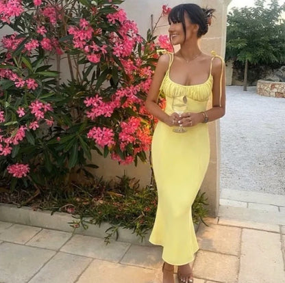 Soren Buttercup Midi Dress