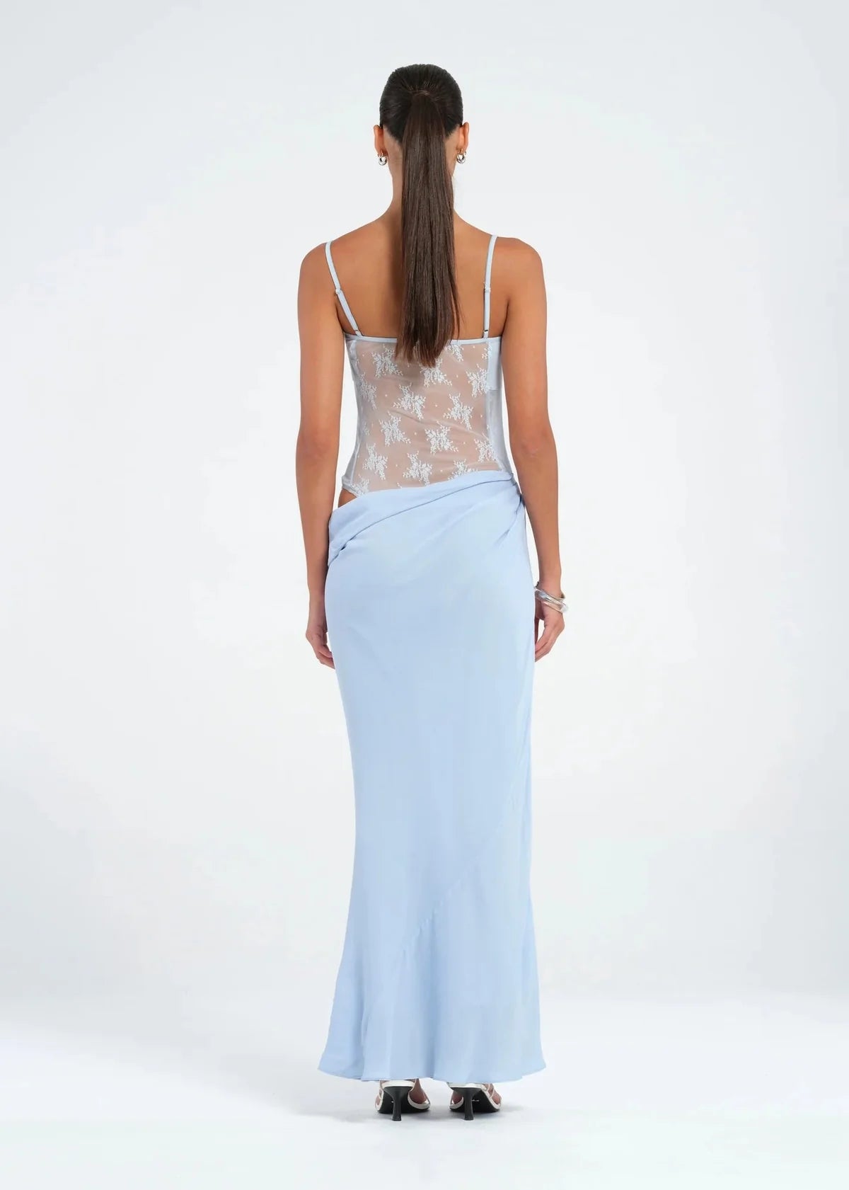 Akio Maxi Dress in Sky