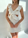Flounce Mini Dress