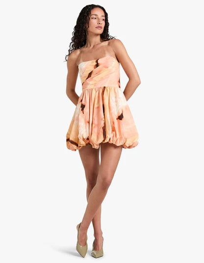 Larissa Draped Bubble Mini Dress