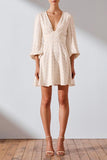 Hazel Plunged Mini Dress
