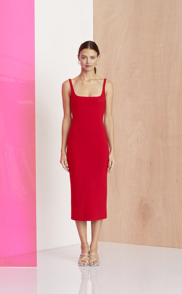 Valentine midi dress bec top and bridge