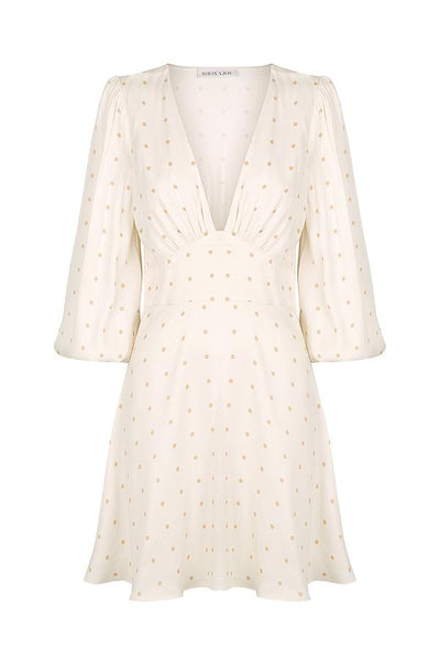 Hazel Plunged Mini Dress
