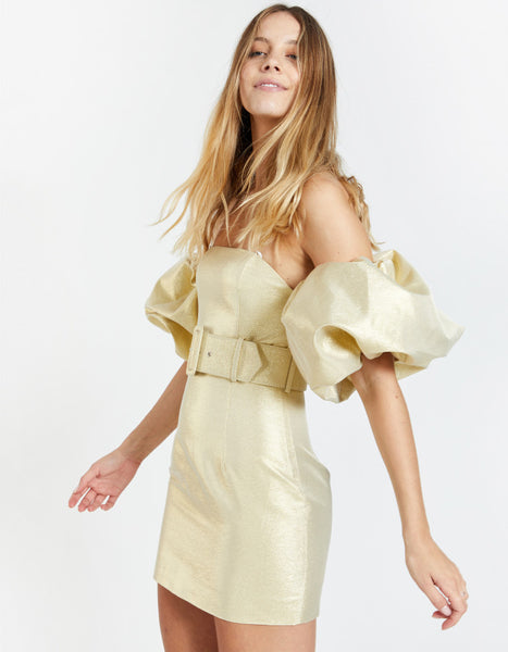 Lun Bustier Mini Dress with Belt