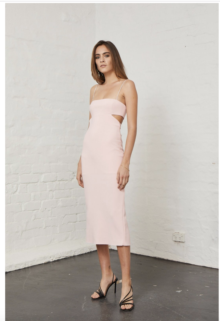 Rent Bec & Bridge Elle Cut Out Midi Dress NZ – Lend the Label
