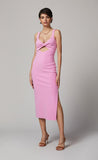 Joelle Midi Dress- Bubble gum