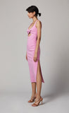 Joelle Midi Dress- Bubble gum