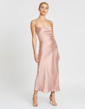 Tie Back Bias Slip Dress