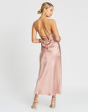 Tie Back Bias Slip Dress
