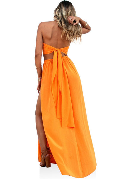 Two Piece gown - Tangerine Dream